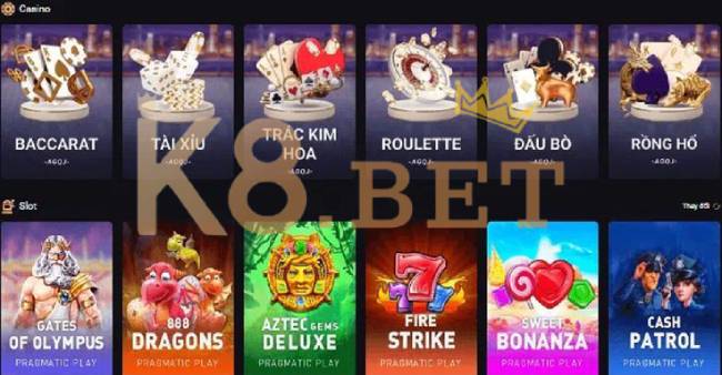 Kho Game đặc sắc chỉ có ở K8BET