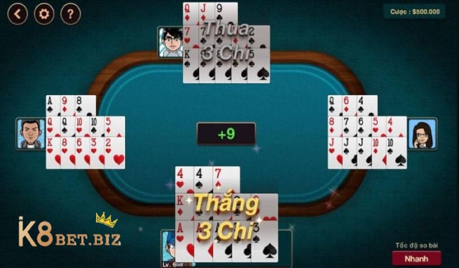 Quy định mạnh yếu giữa các lá bài trong game mậu binh online